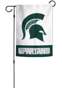 Green Michigan State Spartans 12x18 Applique Garden Flag