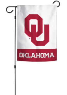 Oklahoma Sooners 12x18 Applique Garden Flag