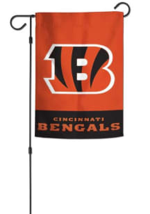 Cincinnati Bengals 12x18 Applique Garden Flag