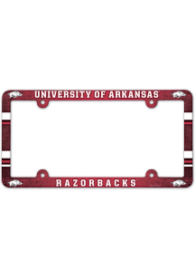 Arkansas Razorbacks Plastic License Frame