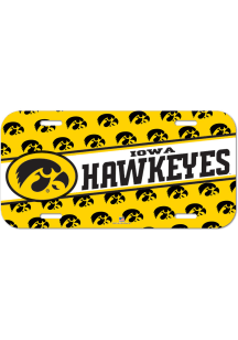 Iowa Hawkeyes Plastic Car Accessory License Plate