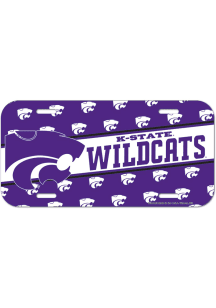 K-State Wildcats Plastic Car Accessory License Plate
