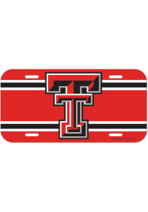 Texas Tech Red Raiders Plastic Car Accessory License Plate