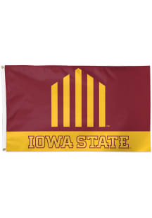 Iowa State Cyclones Jack Trice 3x5 Deluxe Red Silk Screen Grommet Flag