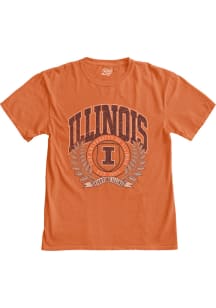 Orange Illinois Fighting Illini You Know It Short Sleeve Fashion T Shirt