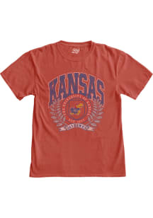 Kansas Jayhawks Red You Know It Short Sleeve Fashion T Shirt