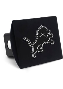 Detroit Lions Black Metal Car Accessory Hitch Cover