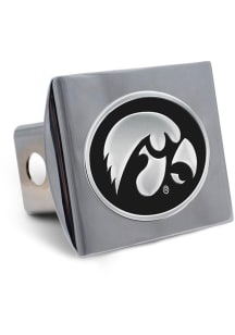 Iowa Hawkeyes Yellow  Chrome Hitch Cover