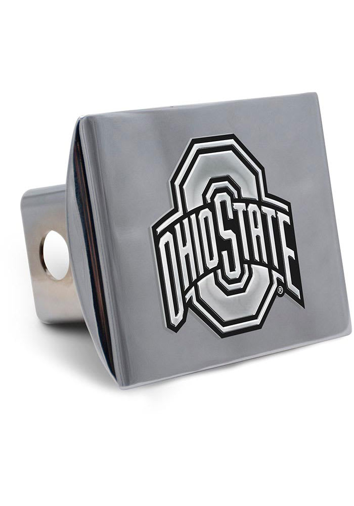 Ohio State Buckeyes Chrome Car Accessory Hitch Cover