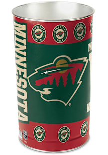 Minnesota Wild Tapered Waste Basket