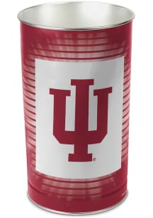 Red Indiana Hoosiers Tapered Waste Basket