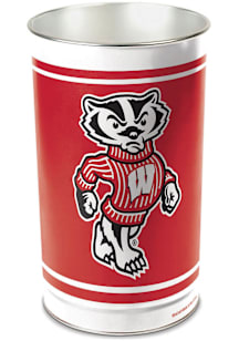 Wisconsin Badgers Tapered Waste Basket