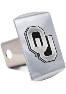 Oklahoma Sooners Chrome Car Accessory Hitch Cover