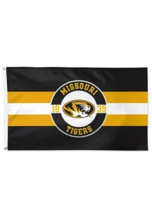 Missouri Tigers 3x5 Applique Yellow Silk Screen Grommet Flag