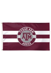 Texas A&amp;M Aggies 3x5 Applique Maroon Silk Screen Grommet Flag