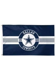 Dallas Cowboys 3x5 Applique Blue Silk Screen Grommet Flag