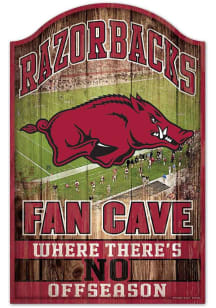 Arkansas Razorbacks 11x17 Fan Cave Sign