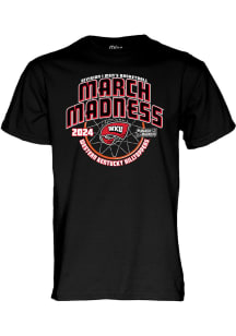 Western Kentucky Hilltoppers Black 2024 NCAA March Madness Bound Short Sleeve T Shirt
