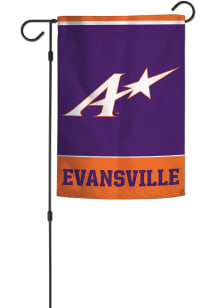 Evansville Purple Aces 2 Sided Garden Garden Flag
