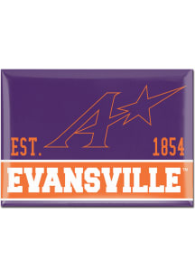 Evansville Purple Aces 2x3 Magnet