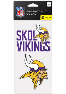 Minnesota Vikings Perfect Cut Auto Decal - Purple