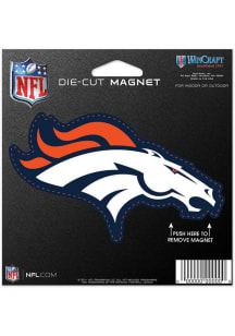 Denver Broncos Die Cut Magnet