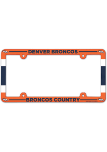 Denver Broncos Plastic License Frame