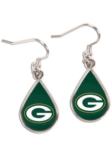 Green Bay Packers Teardop Womens Earrings
