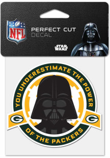 Green Bay Packers Darth Vader Auto Decal - Green
