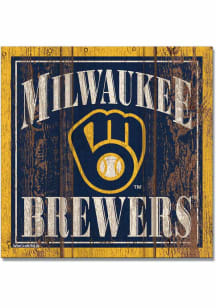 Milwaukee Brewers Wood Magnet