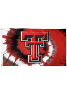 Texas Tech Red Raiders 3x5 Tie Dye Red Silk Screen Grommet Flag