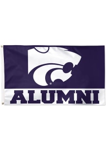 K-State Wildcats Alumni 3x5 Purple Silk Screen Grommet Flag