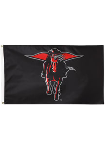 Texas Tech Red Raiders Secondary Logo 3x5 Red Silk Screen Grommet Flag