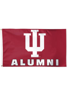Indiana Hoosiers Alumni 3x5 Red Silk Screen Grommet Flag