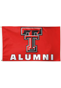 Texas Tech Red Raiders Alumni 3x5 Red Silk Screen Grommet Flag
