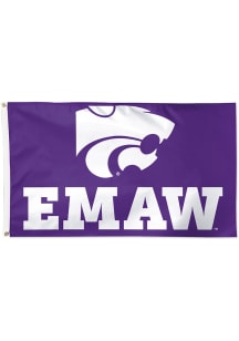 K-State Wildcats 3x5 Purple Silk Screen Grommet Flag