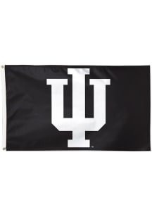 Indiana Hoosiers Blackout 3x5 Red Silk Screen Grommet Flag