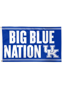 Kentucky Wildcats 3x5 Blue Silk Screen Grommet Flag