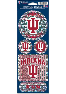Indiana Hoosiers Prismatic Stickers