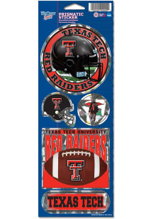 Texas Tech Red Raiders Prismatic Stickers