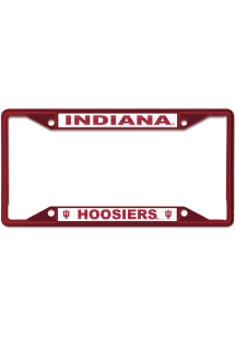 Indiana Hoosiers Black  Black License Frame