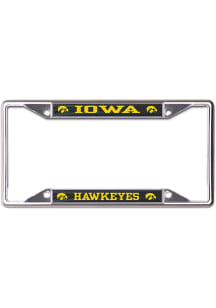 Iowa Hawkeyes Laser Cut Carbon License Frame