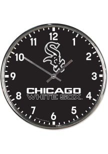 Chicago White Sox Chrome Wall Clock