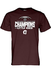 Blue 84 U of A at Little Rock Trojans Maroon 2024 Ohio Valley Champions Short Sleeve T Shirt
