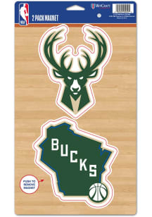 Milwaukee Bucks 2 Pack 5X9 Magnet
