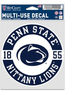 Penn State Nittany Lions 3.75x5 Patch Auto Decal - Navy Blue