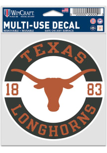Texas Longhorns 3.75x5 Patch Auto Decal - Burnt Orange