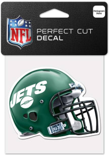 New York Jets Perfect Cut 4x4 Color Decal Auto Decal - Green