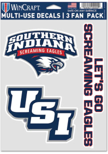 Southern Indiana Screaming Eagles Triple Pack Auto Decal - Red