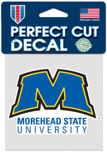 Morehead State Eagles Perfect Cut 4x4 Color Decal Auto Decal - Blue